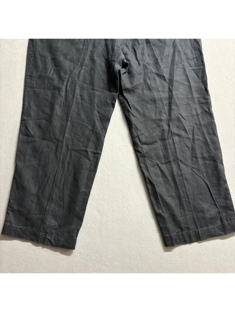 Valerie Stevens Separates Black Linen Pants Womens Plus Size 2X Elastic Waist - Picture 8 of 10